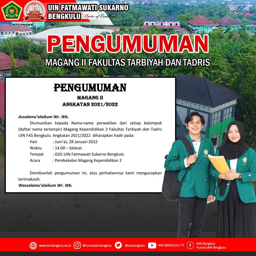 Read more about the article PENGUMUMAN MAGANG 2 FTT