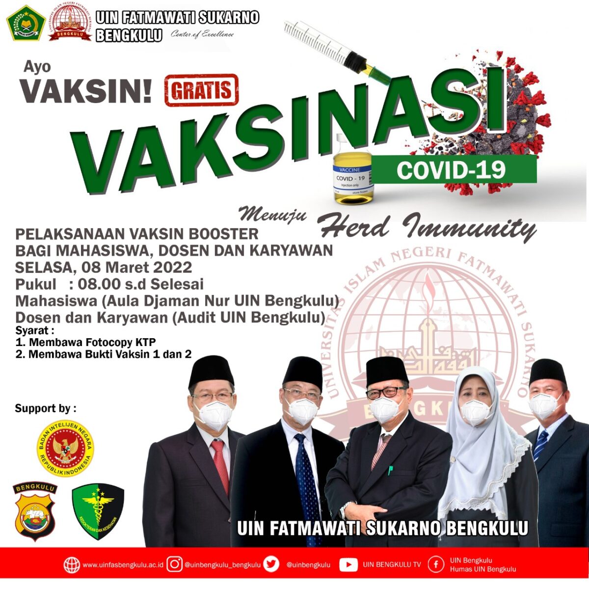 Read more about the article PENGUMUMAN PELAKSANAAN VAKSINASI MASSAL