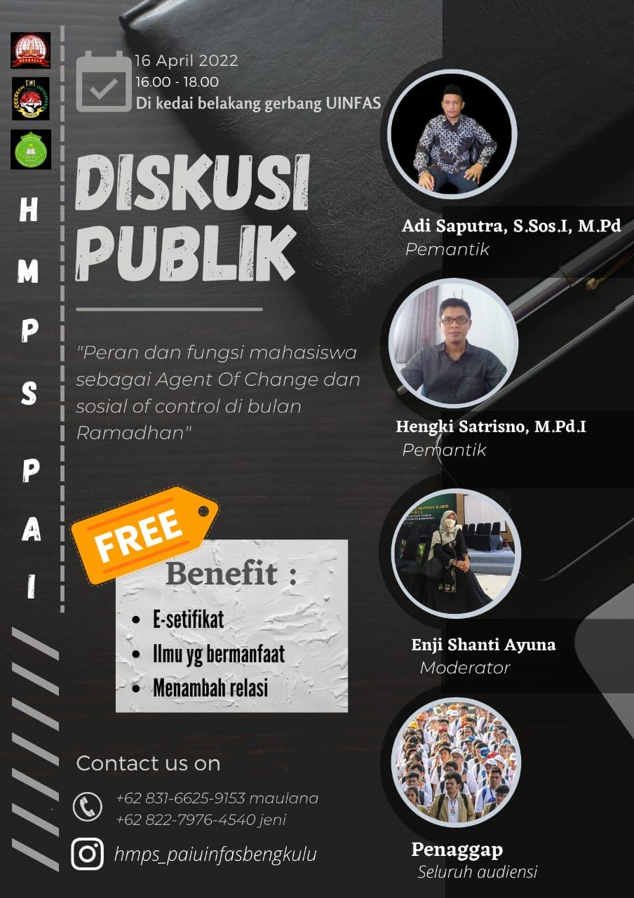 Read more about the article HMPS-PAI Gelar Diskusi Publik