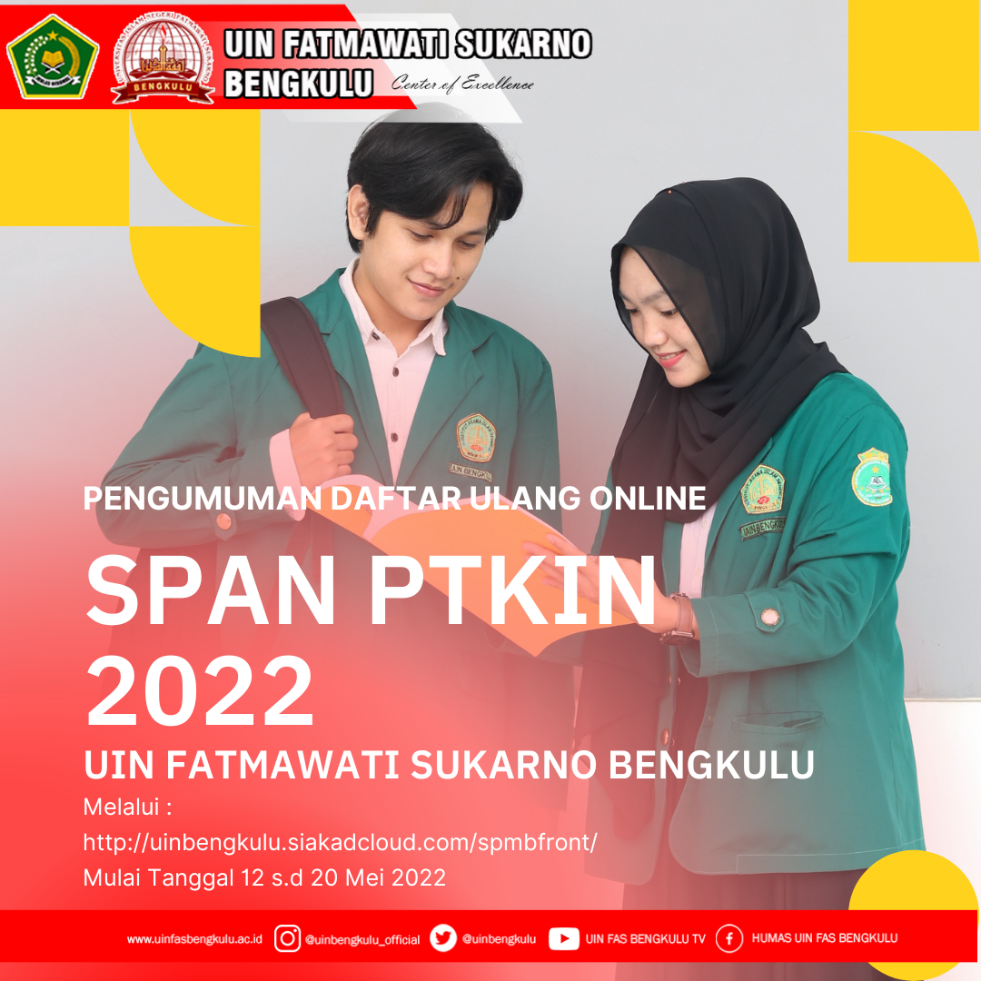 You are currently viewing DAFTAR ULANG CALON MAHASISWA LULUS JALUR SPAN PTKIN 2022