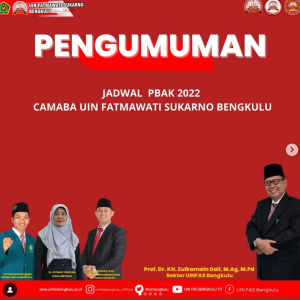 PETUNJUK TEKNIS PELAKSANAAN PBAK 2022 UIN FATMAWATI SUKARNO BENGKULU