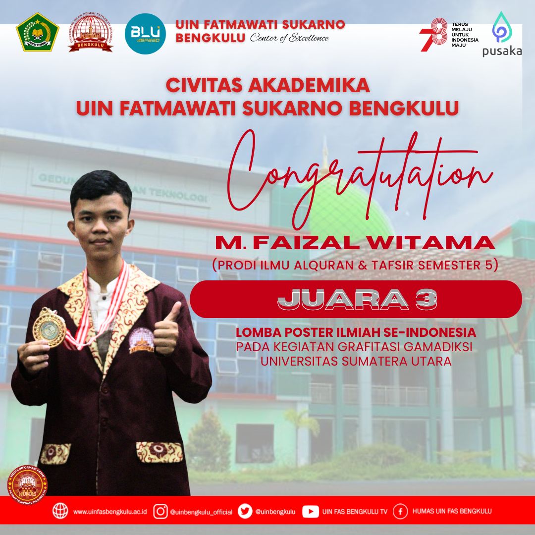 You are currently viewing MAHASISWA UINFAS BENGKULU BERHASIL UKIR PRESTASI KEJUARAAN NASIONAL