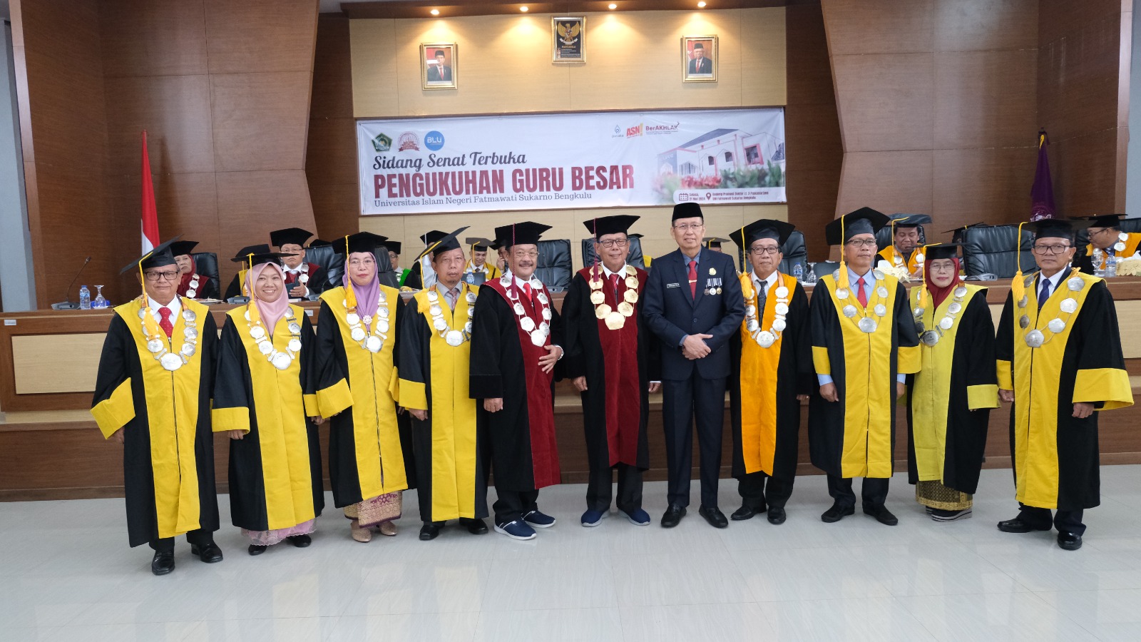 You are currently viewing Pengukuhan Guru Besar UIN Fatmawati Sukarno Bengkulu Tahun 2024: Momen Bersejarah di Dunia Akademik