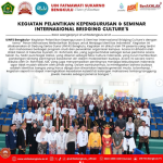 Kegiatan Pelantikan Kepengurusan & Seminar Internasional Bridging Culture’s