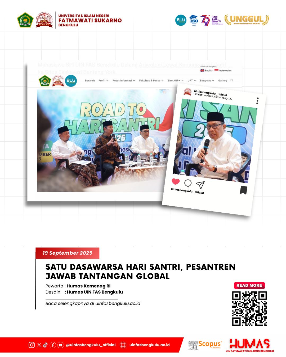 Read more about the article Satu Dasawarsa Hari Santri, Pesantren Jawab Tantangan Global