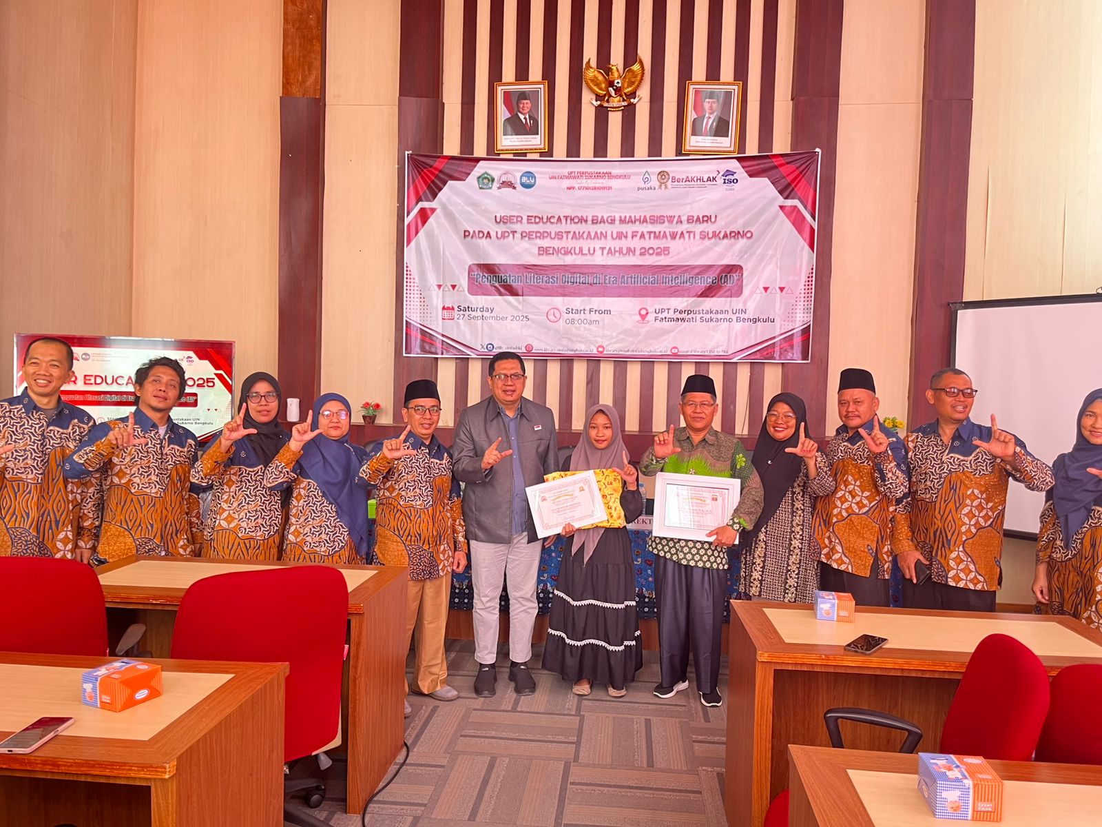 Read more about the article Perpustakaan UIN FAS Bengkulu Gelar User Education Bertema Literasi Digital di Era AI