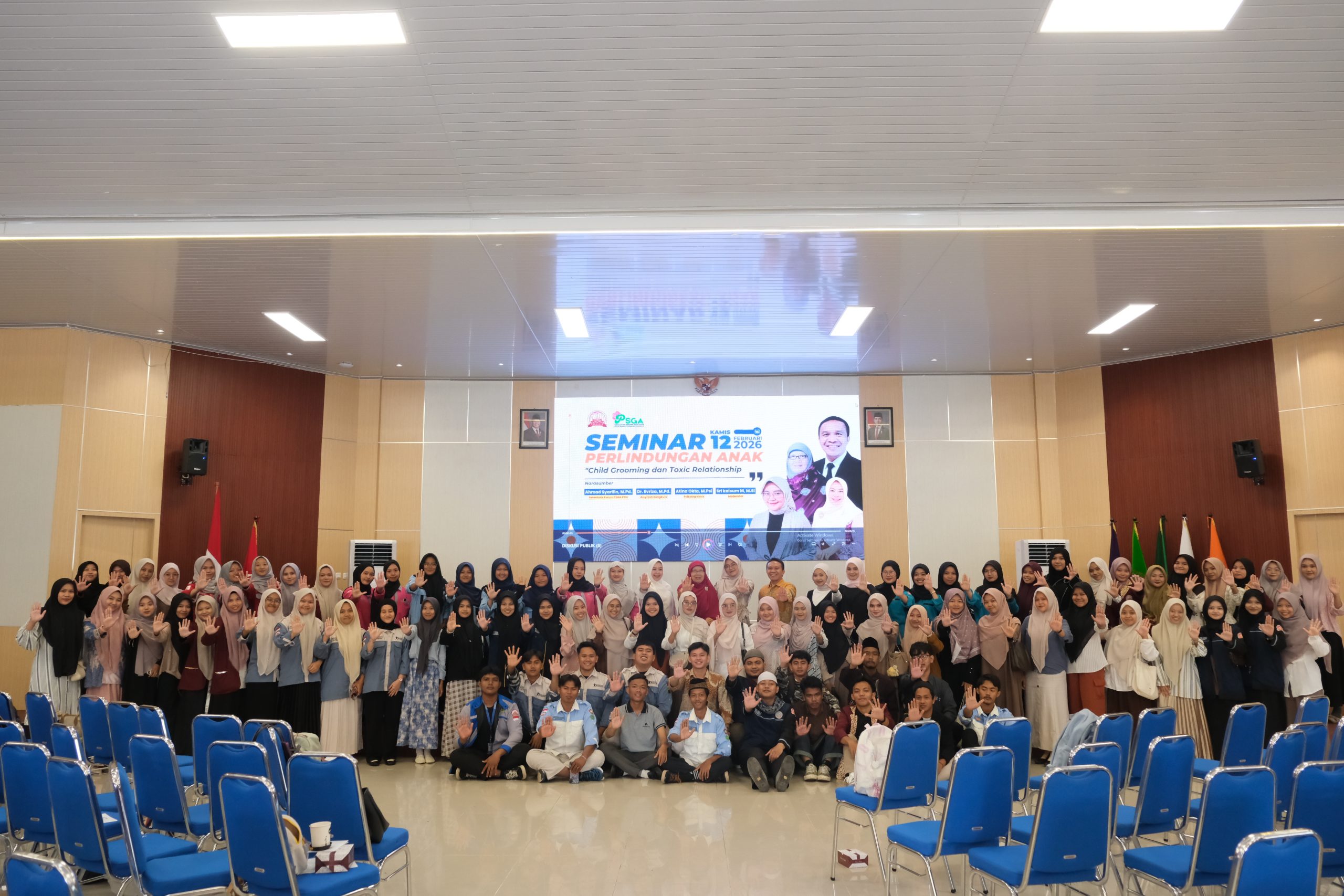 You are currently viewing Seminar Perlindungan Anak UINFAS Bengkulu: Kupas Child Grooming dan Toxic Relationship, Bekali Pelajar dan Mahasiswa Wawasan Kritis