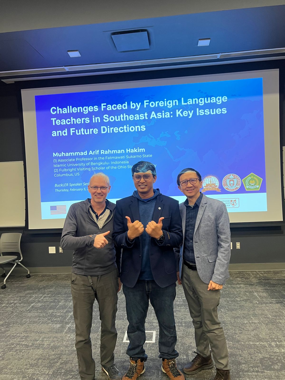 You are currently viewing Tembus Forum Akademik Global, Dosen UIN Fatmawati Sukarno Bengkulu Jadi Pembicara di The Ohio State University