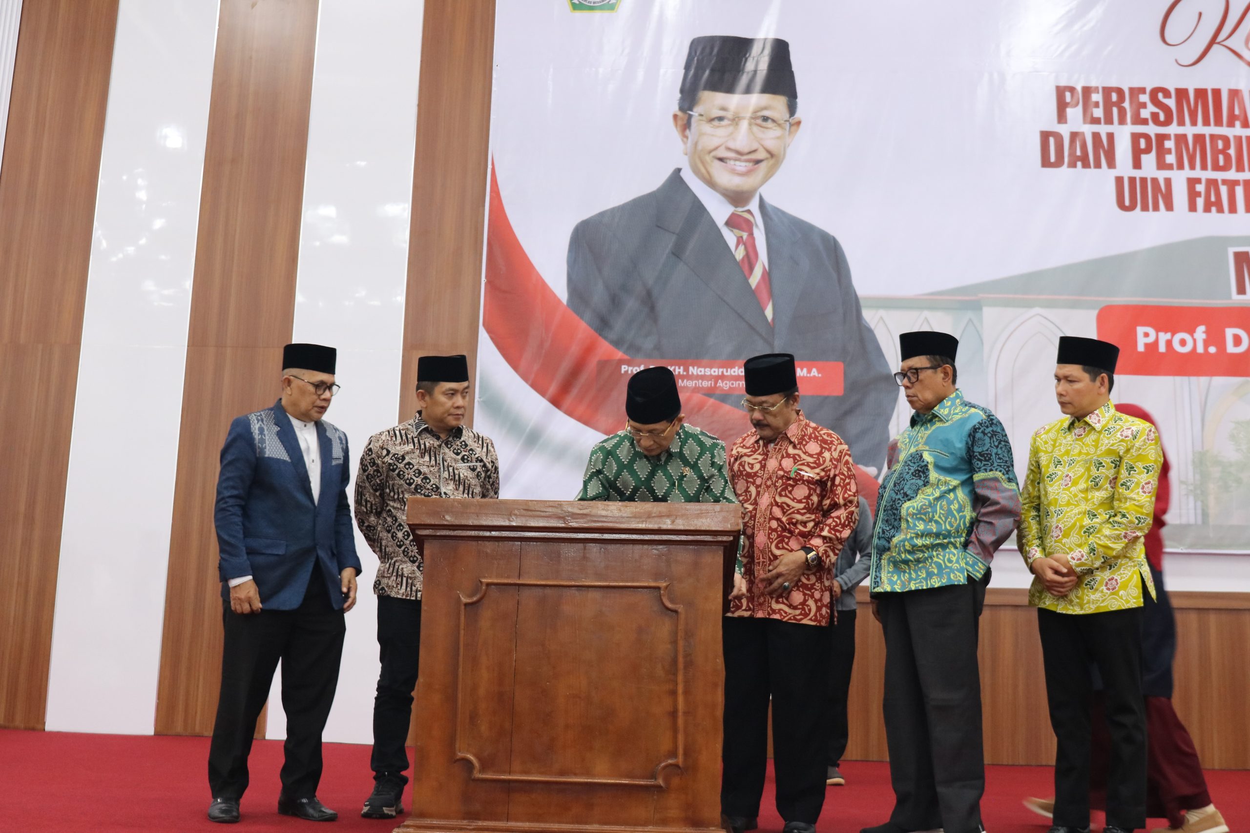 You are currently viewing Resmikan Gedung Kuliah Terpadu UINFAS, Menag Nasaruddin Umar Tekankan Kampus Harus Berdampak Nyata bagi Masyarakat