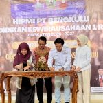 UINFAS Bengkulu dan HIPMI PT Teken MoU–PKS, 150 Mahasiswa Ikuti Pendidikan Kewirausahaan