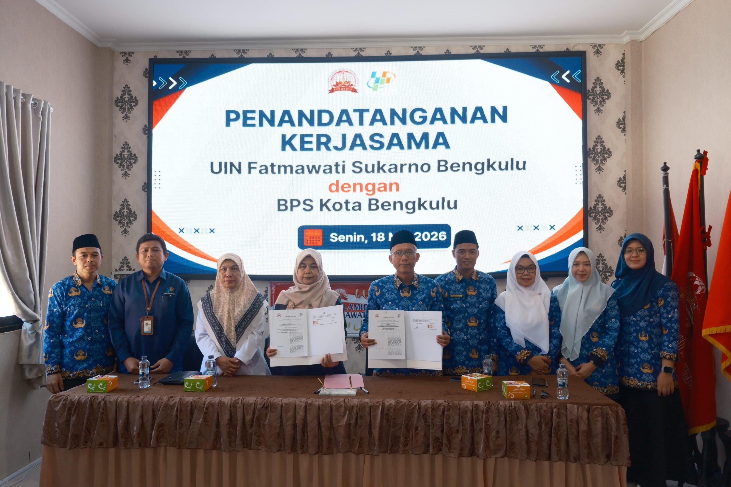 Read more about the article Perkuat Kolaborasi Akademik dan Data, UIN Fatmawati Sukarno Bengkulu Jalin Kerja Sama dengan BPS Kota Bengkulu