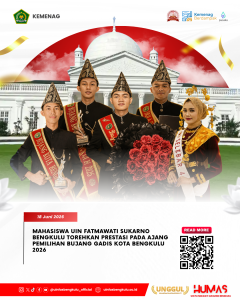 Read more about the article Mahasiswa UIN Fatmawati Sukarno Bengkulu Torehkan Prestasi pada Ajang Pemilihan Bujang Gadis Kota Bengkulu 2026