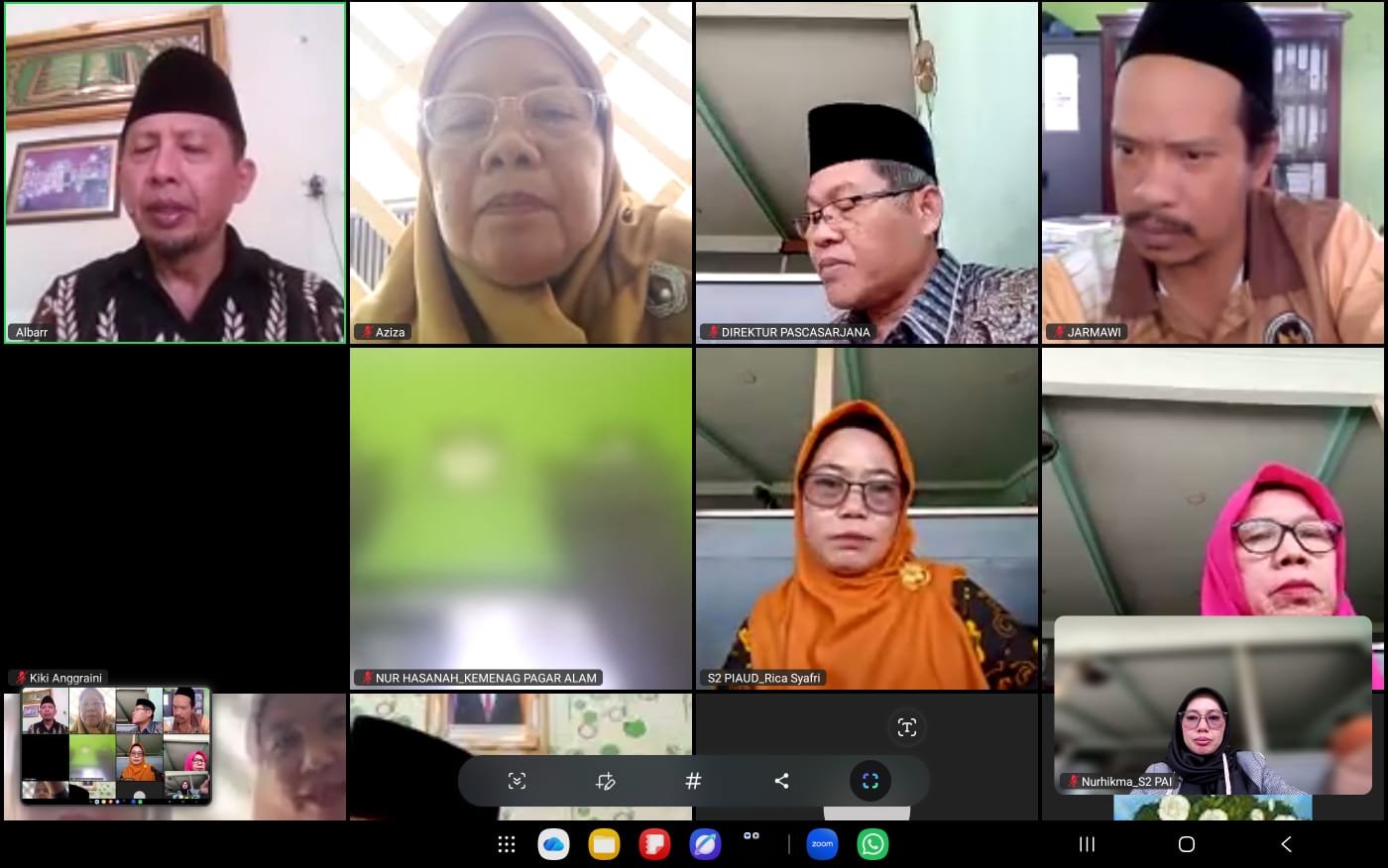 Read more about the article Pascasarjana UIN FAS Bengkulu Perluas Akses Pendidikan, Sosialisasikan Program S2 dan S3 Secara Daring Bersama Kemenag Kota Pagar Alam