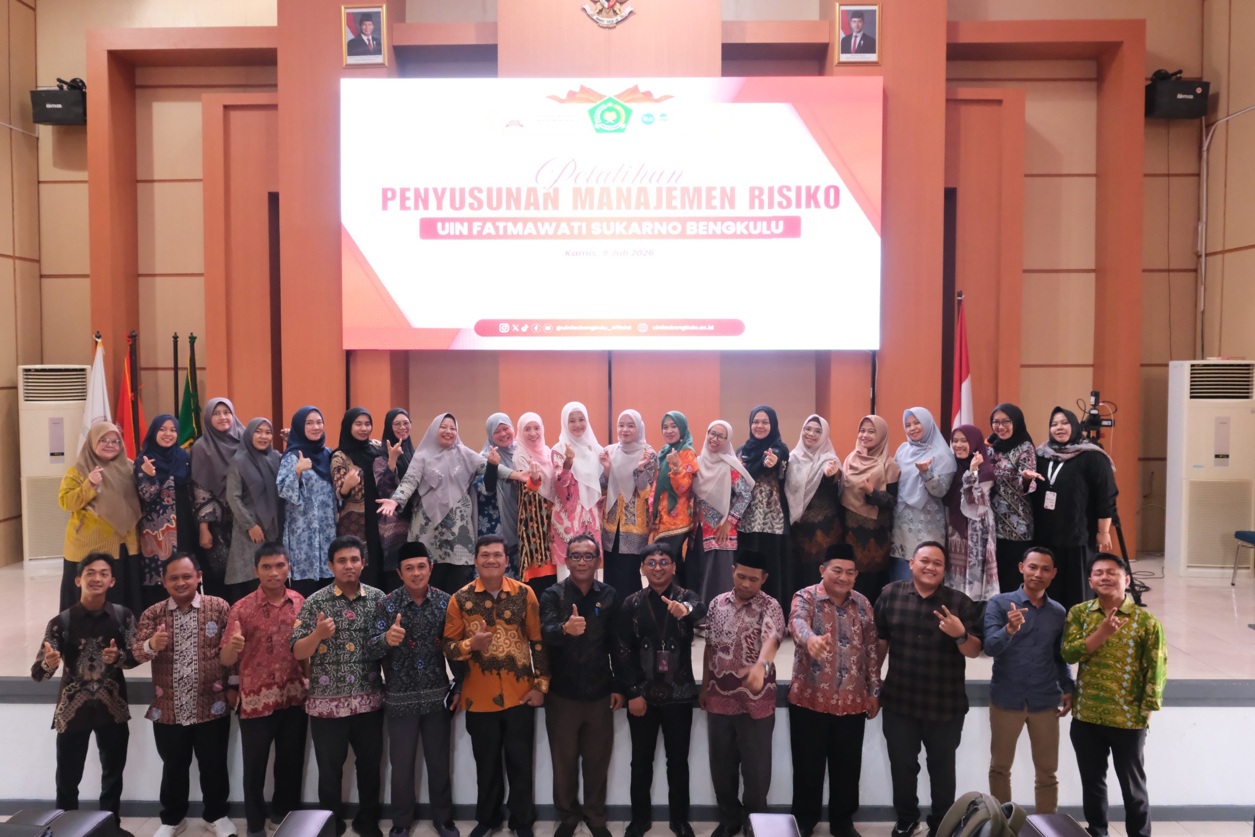 You are currently viewing Pelatihan Manajemen Risiko UIN Fatmawati Sukarno Bengkulu Resmi Ditutup, Perkuat Tata Kelola Menuju Kampus Unggul Berstandar Internasional