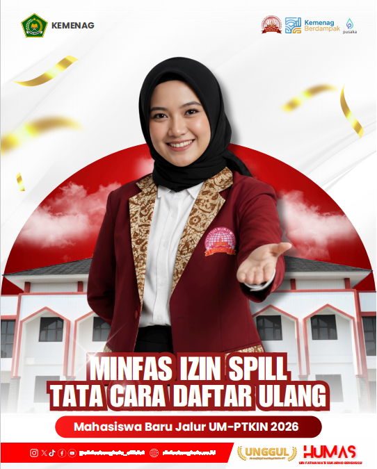 Read more about the article UIN Fatmawati Sukarno Bengkulu Buka Daftar Ulang Mahasiswa Baru Jalur UM-PTKIN 2026, Simak Tahapan dan Persyaratannya