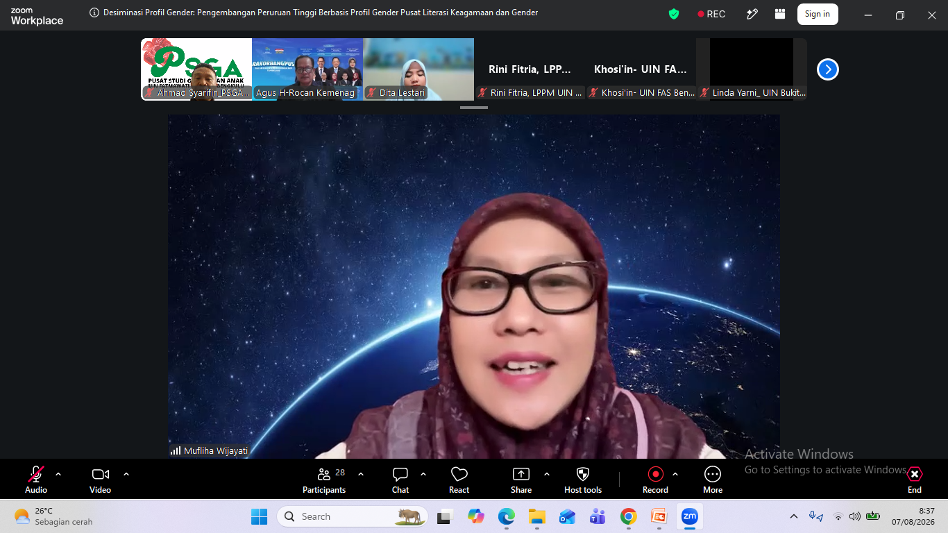 You are currently viewing Data Pilah Gender Jadi Fondasi Penguatan PTKI yang Inklusif dan Responsif Gender