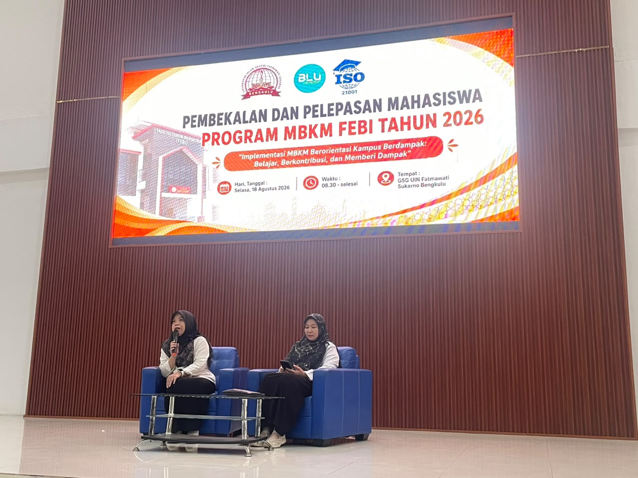 You are currently viewing FEBI UIN Fatmawati Sukarno Bengkulu Lepas 213 Mahasiswa MBKM, Tegaskan Orientasi Kampus Berdampak