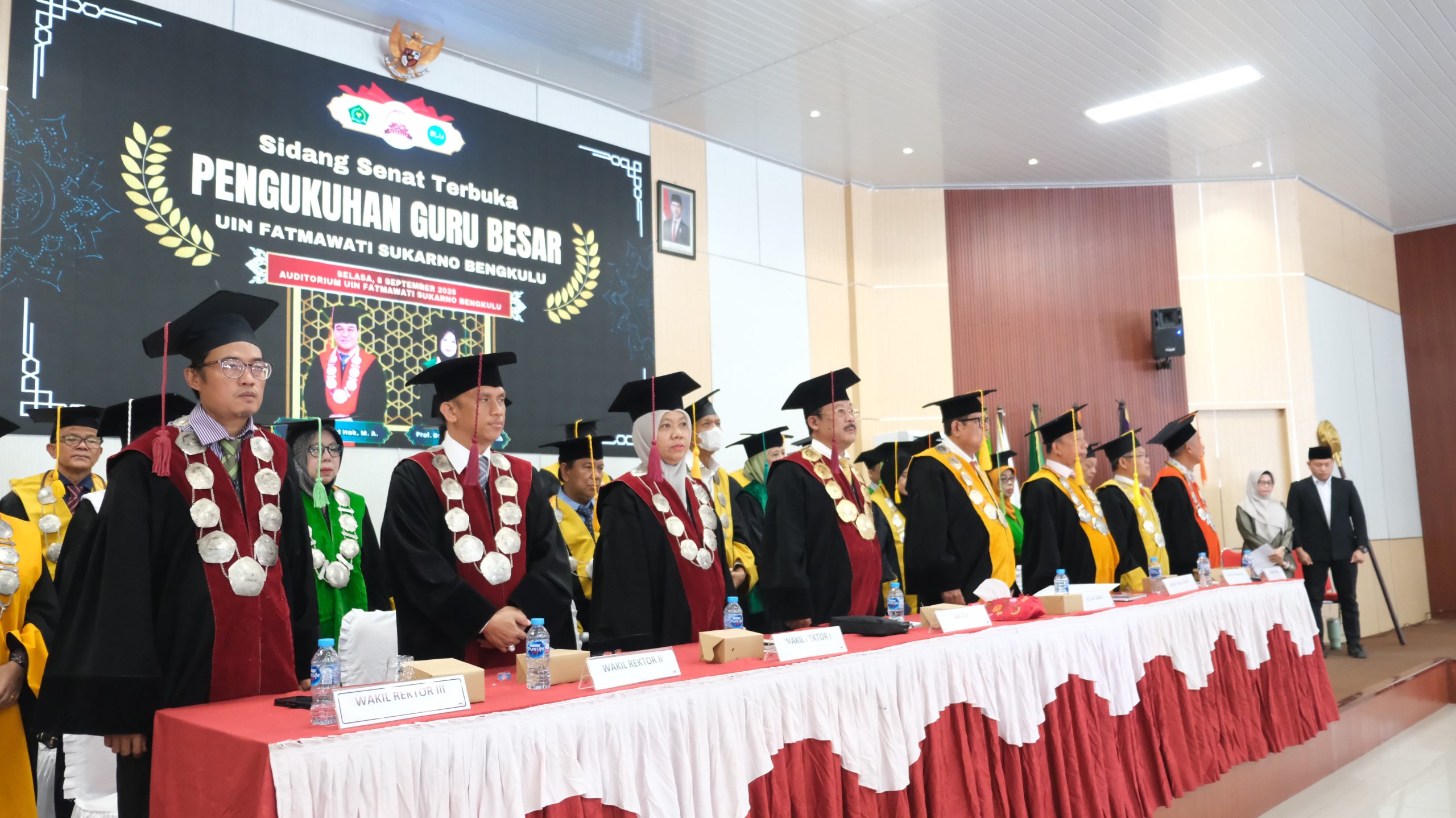 Read more about the article Dua Guru Besar Baru Dikukuhkan, UIN Fatmawati Sukarno Bengkulu Perkuat Tradisi Akademik
