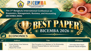 Read more about the article Dosen dan Mahasiswa Prodi Manajemen Haji dan Umrah UIN FAS Raih Best Paper di Konferensi Internasional BICEMBA 2026