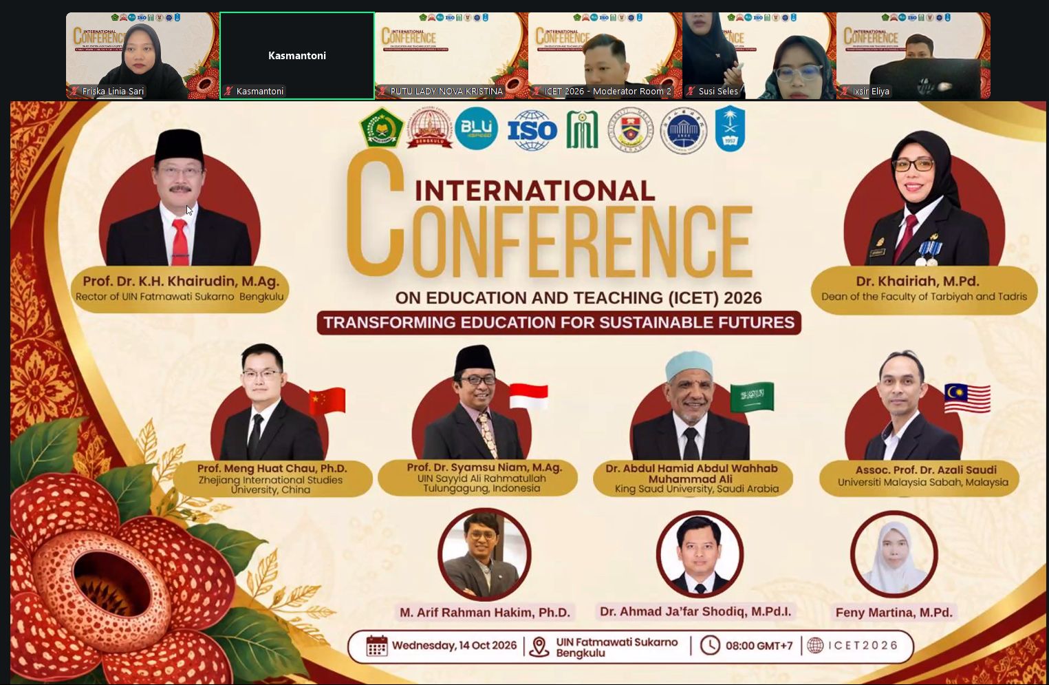 Read more about the article ICET 2026 UIN FAS Bengkulu Hadirkan Akademisi dari 10 Negara, Perkuat Kolaborasi Pendidikan Global